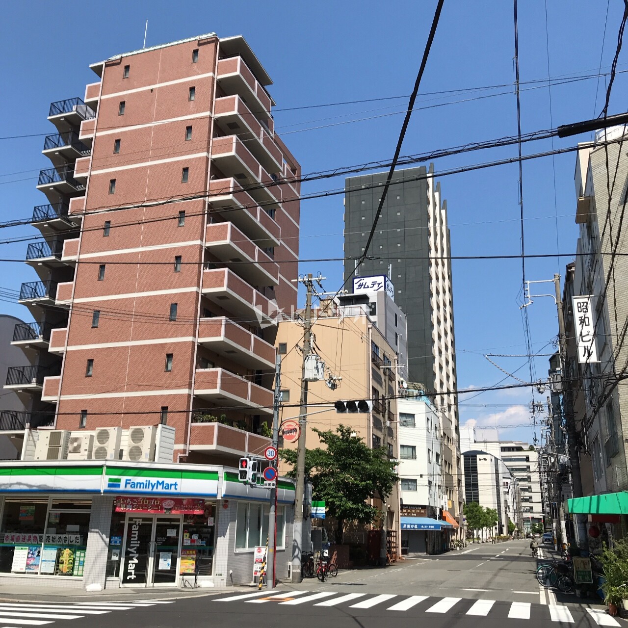 南森町から天満まで自転車